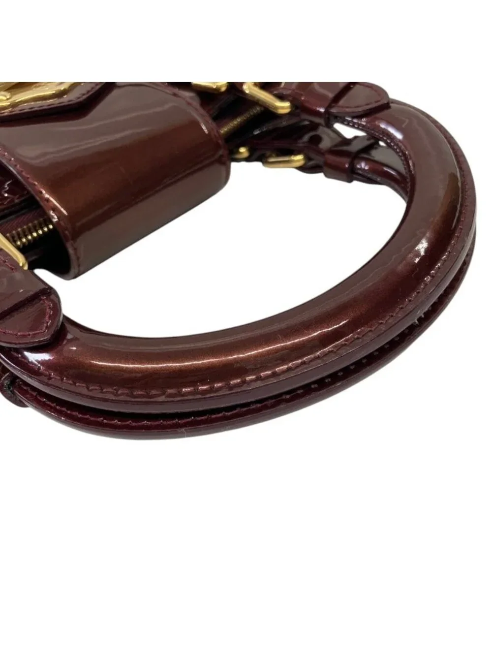 Louis Vuitton Amarante Avenue Handbag Patent